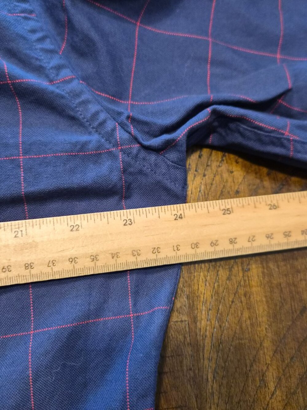 Charles Tyrwhitt Long Sleeve Dress Shirt Mens Sz Xl Slim Fit Red Blue Nwot G571 — image 7 of 8
